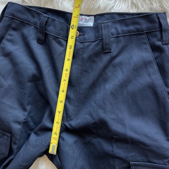 🆕 Tyndale FR Men's Flame Resistant Cargo Pants Navy Blue Workwear 33x32 - Picture 9 of 11